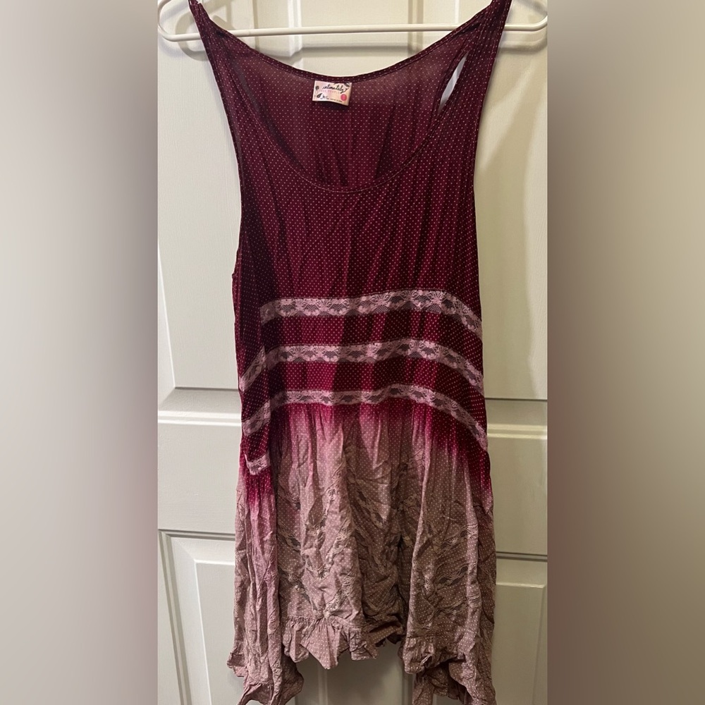 Free People Ombré Trapeze Slip Size S